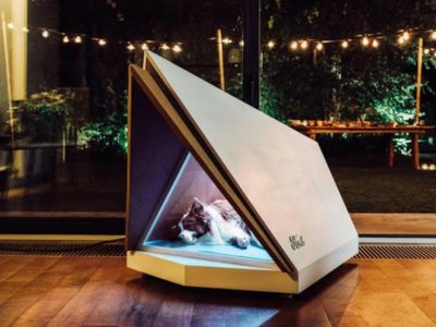 Niente più paura dei botti con la cuccia ideata da Ford