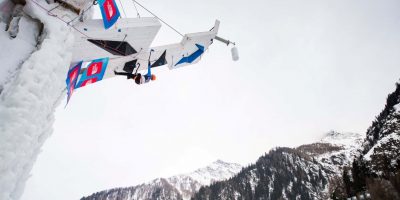 Arrampicata sul ghiaccio Coppa del Mondo in Alt...