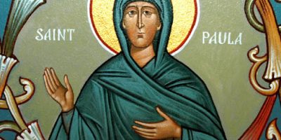 Santa Paola educò i figli e poi si ritirò a Bet...