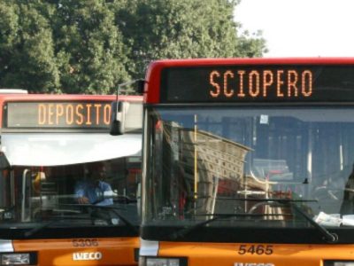 Trasporto pubblico, lunedì 21 sciopero nazionale di 4 ore