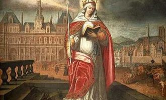 Santa Genoveffa patrona di Parigi, protegge i m...
