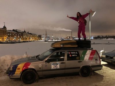 Carbage Run, per l’unico equipaggio italiano emozioni tra il ghiaccio scandinavo