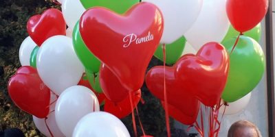 Macerata: palloncini tricolore prima dell’...