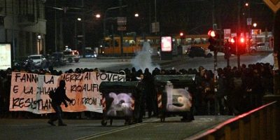 Rivolta anarchica a Torino, scarcerati gli undi...