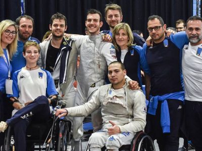 Scherma paralimpica: bronzo per la squadra di fioretto maschile