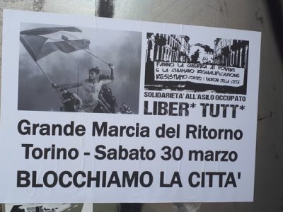 Torino in allerta per la “marcia del ritorno” degli anarchici