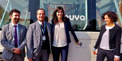 Torino: presentato minibus elettrico a guida au...