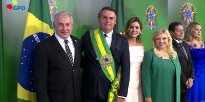 Il presidente brasiliano Bolsonaro è arrivato i...