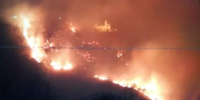Domato il vasto incendio nella riserva del sant...