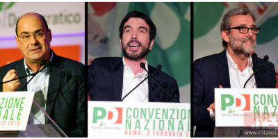 Primarie del Pd, tre i candidati in corsa per l...