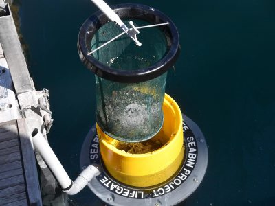 Seabin, il cestino dei rifiuti del mare, è arrivato nella Marina di Genova