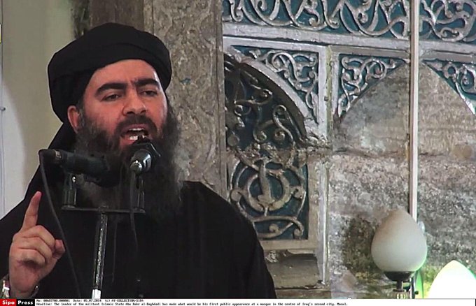 al-Bagdadi nel 2014