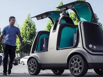 Usa, gli “eco-furgoni robot” la spesa te la portano a casa