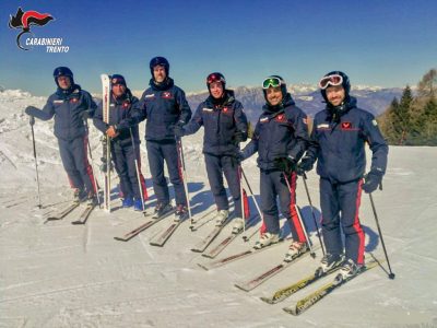 Soccorso e vigilanza: il contributo dei Carabinieri sciatori del Trentino