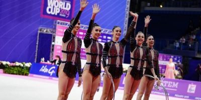 World Cup di ginnastica ritmica, il tricolore s...