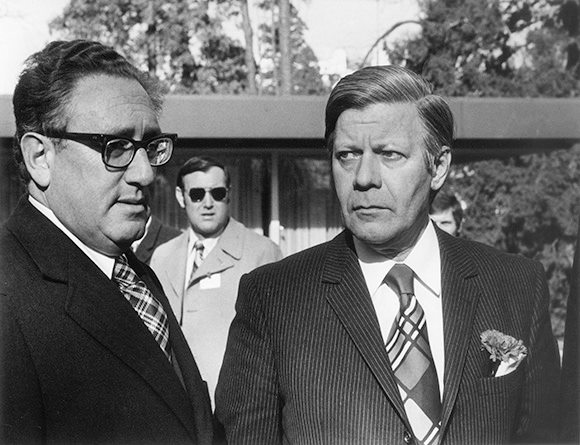 Henry Kissinger e Helmut Schmidt 