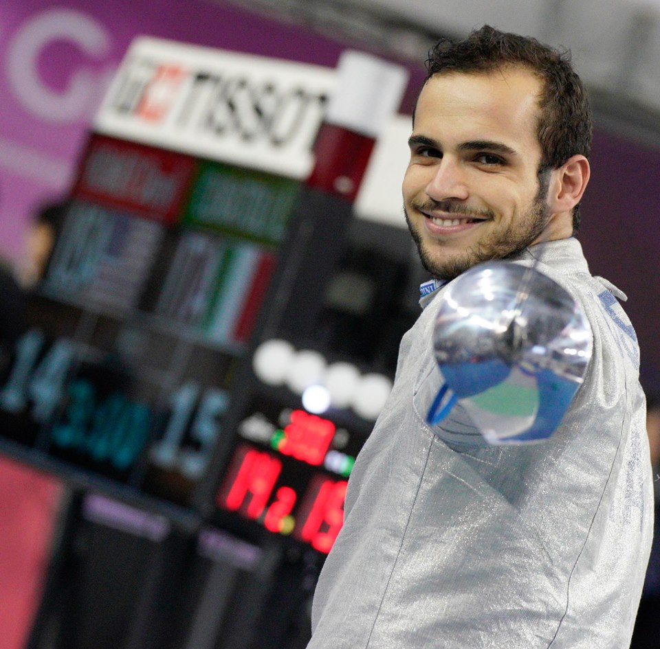 Luca Curatoli, sciabola maschile (foto BIZZI)