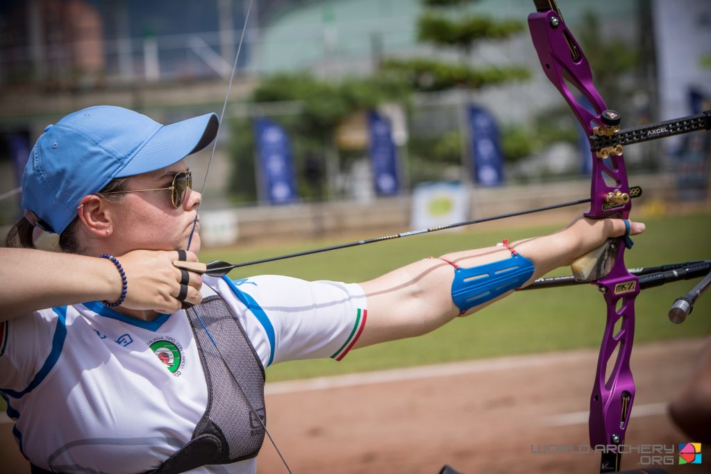 Lucilla Boari al tiro a Medellin
