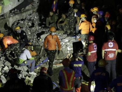 Terremoto Filippine, sale      a 11 il numero delle vittime