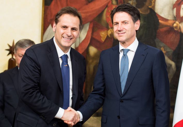 Armando Siri e il premier Giuseppe Conte