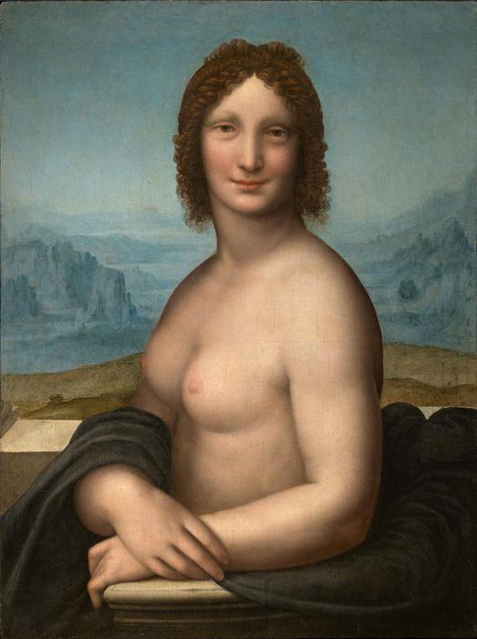 la gioconda nuda di leonardo da vinci