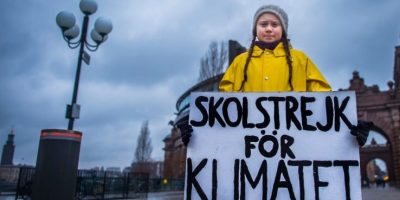 Greta Thunberg in visita al Senato e Camera e p...