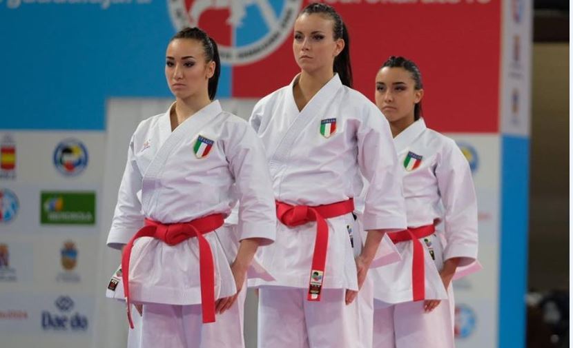 Squadra azzurra di kata femminile
