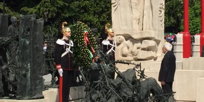Il Presidente Mattarella presente al 25 aprile ...