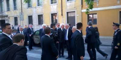 Il Presidente Mattarella in visita a Napoli pas...