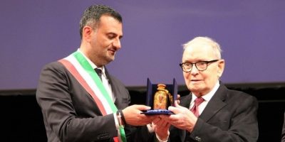 Al maestro Ennio Morricone le chiavi della citt...