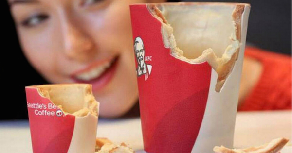 tazza da caffè commestibile