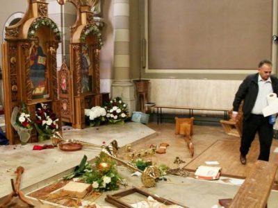 Ubriachi devastano la chiesa dopo la Pasqua ortodossa