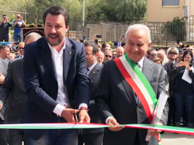 Salvini ” A Corleone per dire ai giovani che vince lo Stato”