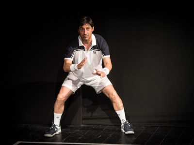 Roger Federer portato in teatro da Emilio Solfrizzi per Matera 2019