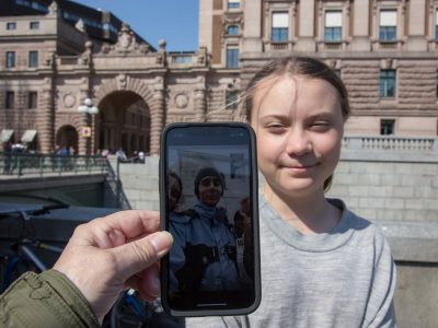 Aran Cosentino in difesa del Pianeta al fianco di Greta Thunberg