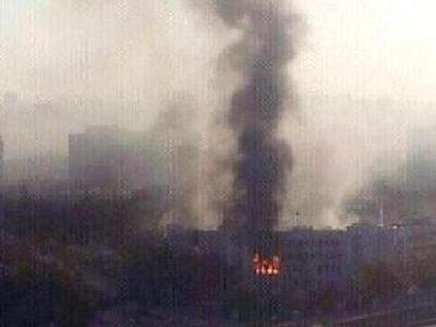 Esplosioni su Damasco: la tv ha mostrato l’attacco aereo