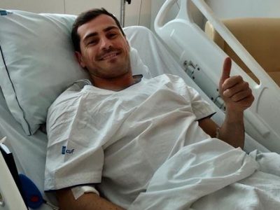 Il portiere Casillas colpito da infarto rassicura: ora sto bene