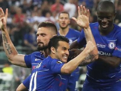 Il Chelsea strapazza l’Arsenal (4-1): a Sarri l’Europa League