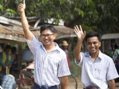 Birmania, rilasciati i due giornalisti della Reuters