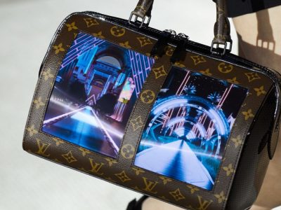 Prototipi di borse Louis Vitton con display flessibili