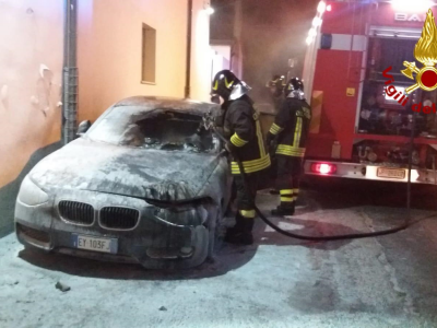 Bruciata l’auto ad un carabiniere nel Nuorese