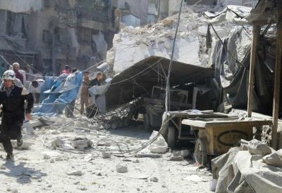 Siria: durante un raid colpito un mercato, 12 morti e molti feriti
