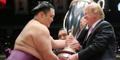 Tokyo: il presidente Trump ha premiato il campi...