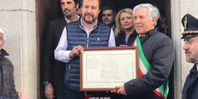 Il ministro Salvini a Pietrelcina “Ho sem...