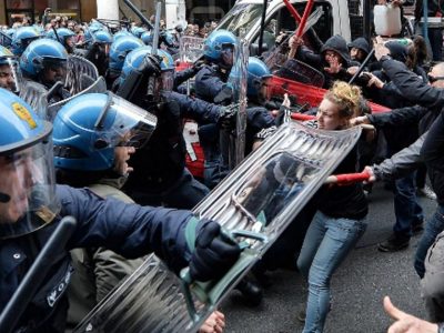 Torino: scontri al Primo Maggio fra No Tav e polizia