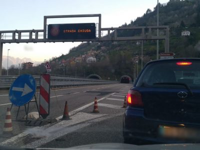 Riaperta la statale 36 dello Spluga, era stata chiusa per neve