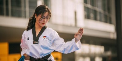 Dimostrazione di taekwondo a Milano, verso il G...