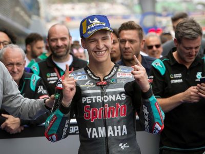MotoGp Spagna, pole a sopresa per Fabio Quartararo. 2° Morbidelli