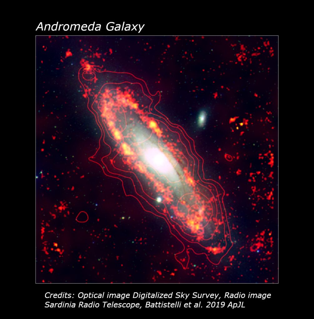 onda anomala Galassia di Andromeda