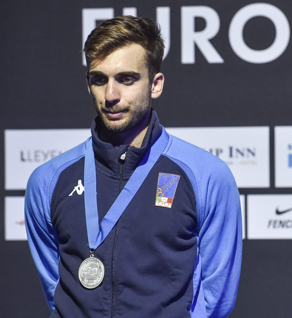 doppietta azzurra fioretto maschile